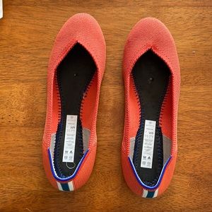 Persimmon Heel Stripe Rothy’s flats